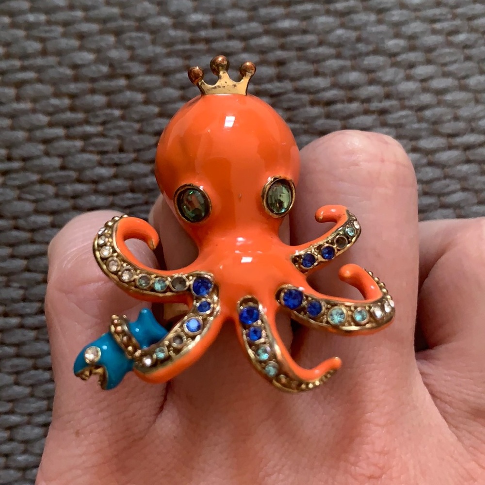 Betsey Johnson Octopus Ring